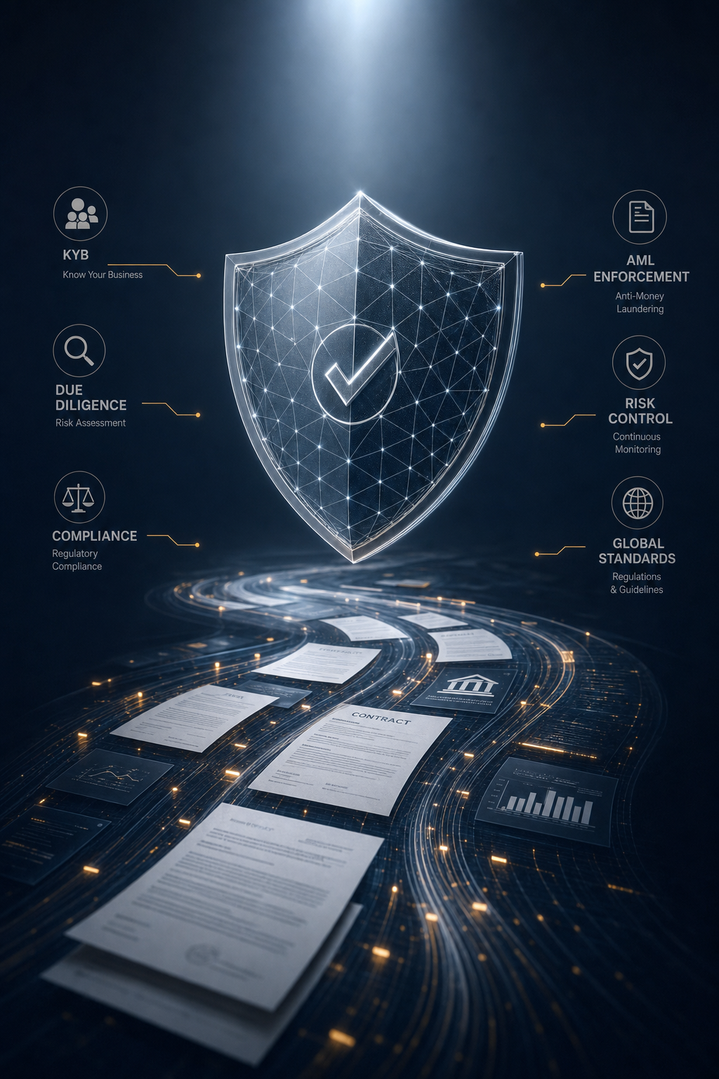 Translucent shield protecting documents and data streams
